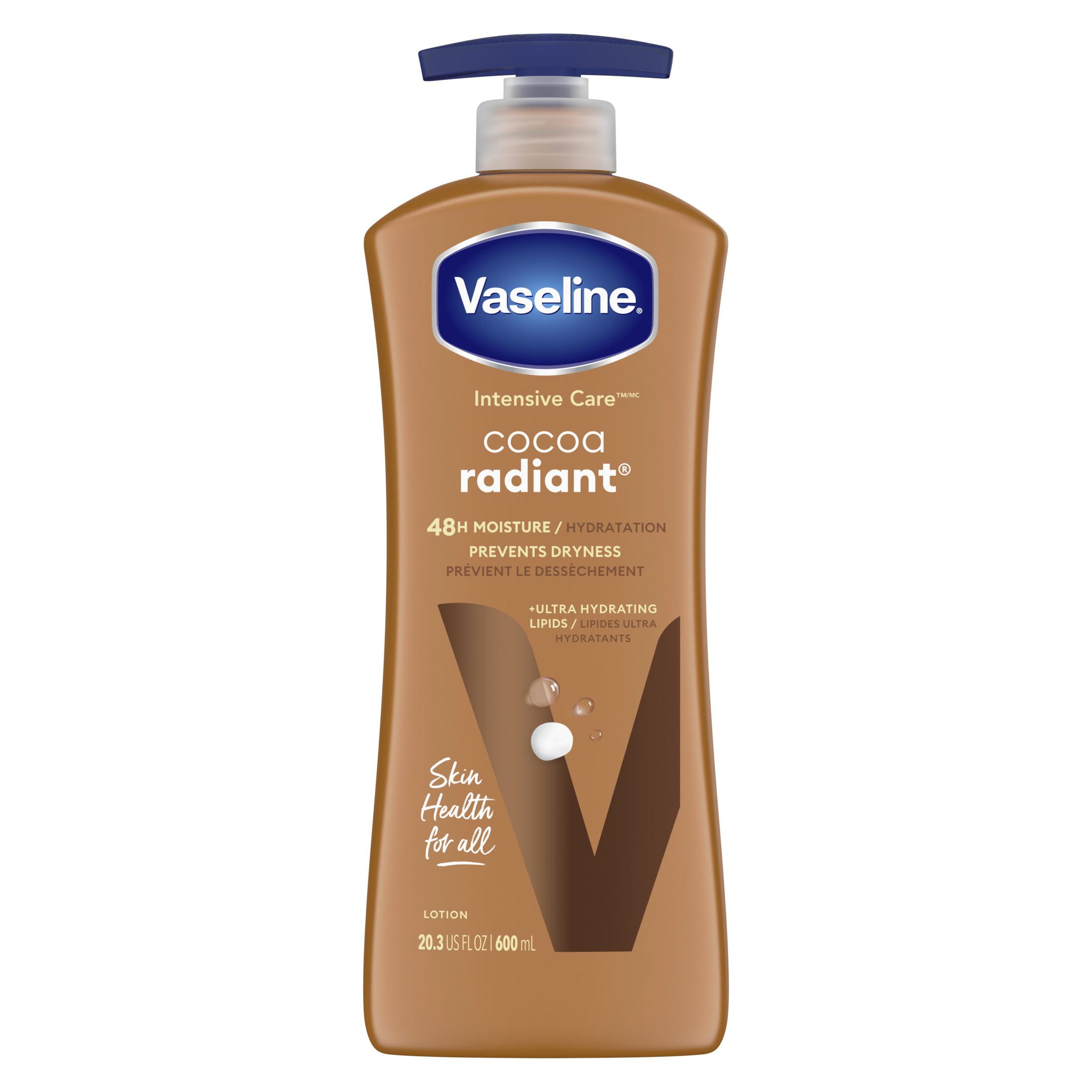 Vaseline Intensive Care Radiant Non Greasy Moisturizing Body Lotion All Skin Cocoa, 20.3 oz - image 1 of 13