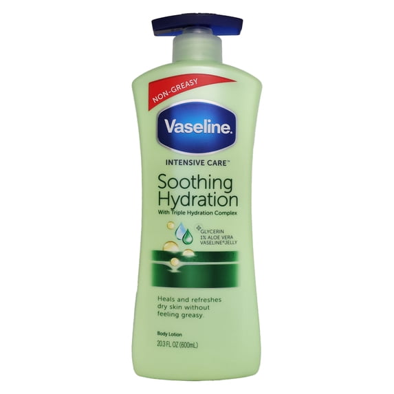 Vaseline Intensive Care Soothing Hydration Body Lotion, 20.3 Oz., Pack of 4