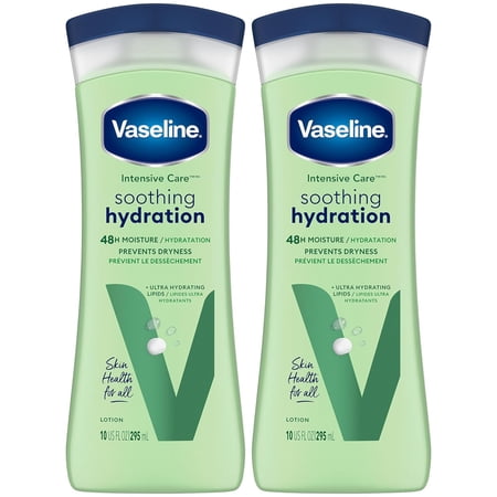 Vaseline Intensive Care Soothing Hydration Body Lotion, Pack of 2