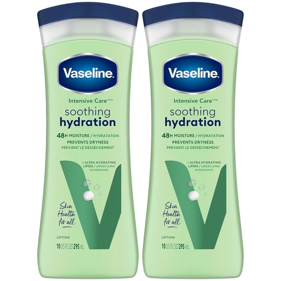 Vaseline Intensive Care Soothing Hydration Body Lotion, Pack of 2