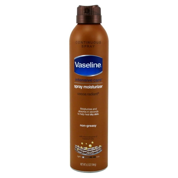 Vaseline Intensive Care Spray Moisturize Cocoa Radiant 6.5oz (Pack of 3)