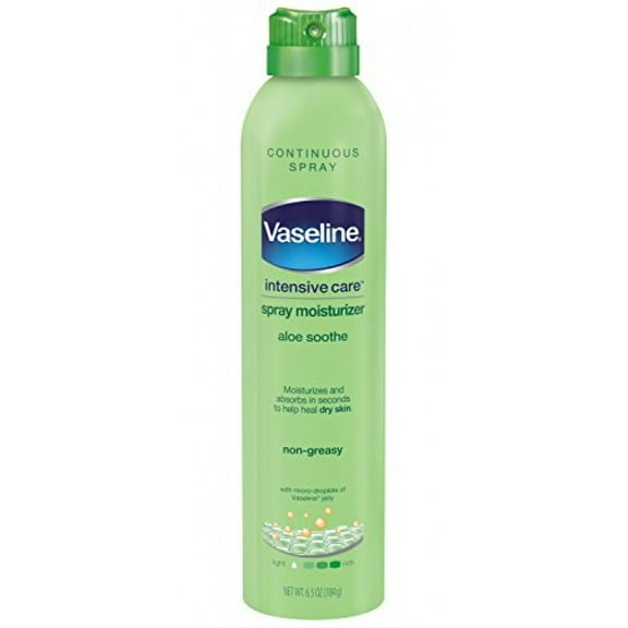 Vaseline Intensive Care Spray Moisturizer, Aloe Soothe 6.5 oz