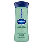 Vaseline Intensive Care  Hand and Body Lotion For Dehydrated Skin Soothing Hydration Dry Skin Lotion with Aloe Vera Extract & Ultra-Hydrating Lipids, 10 Fl Oz