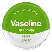 Vaseline Lip Balm 20g/0.705oz, Aloe Vera (Pack of 6)