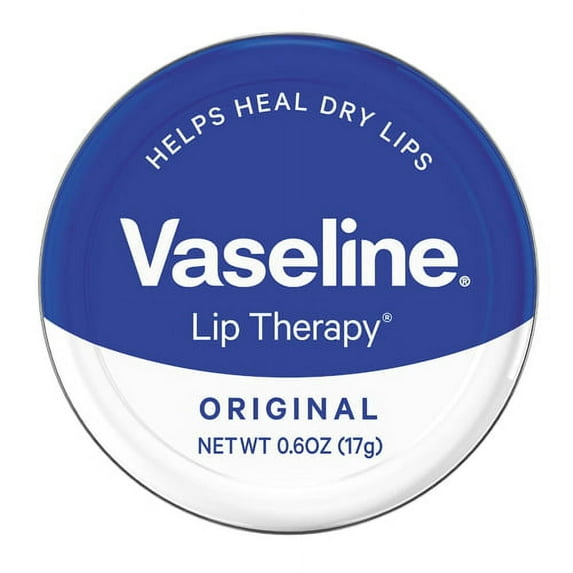Vaseline Lip Theraphy Original Lip Balm Tin 0.6 oz, 6 Pack