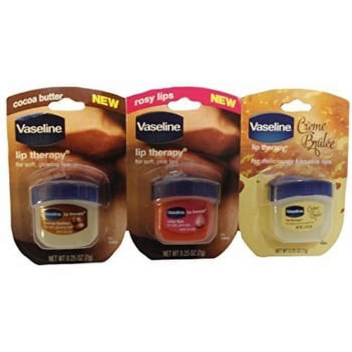 3 Pack) Vaseline Lip Therapy Rosy Lips