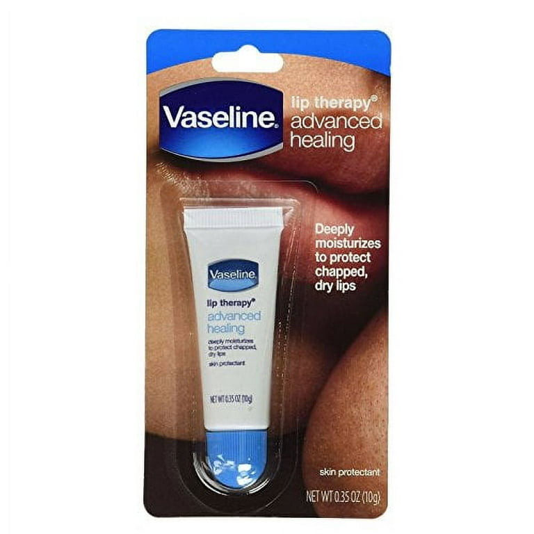 Vaseline Lip Therapy Advanced Lip Balm, Original, 0.35 Oz, 72