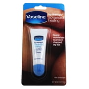 Vaseline Lip Therapy Lip Balm Tube For Healthier Looking Lips Advanced Healing Moisturizer For Dry Lips, 0.35 oz