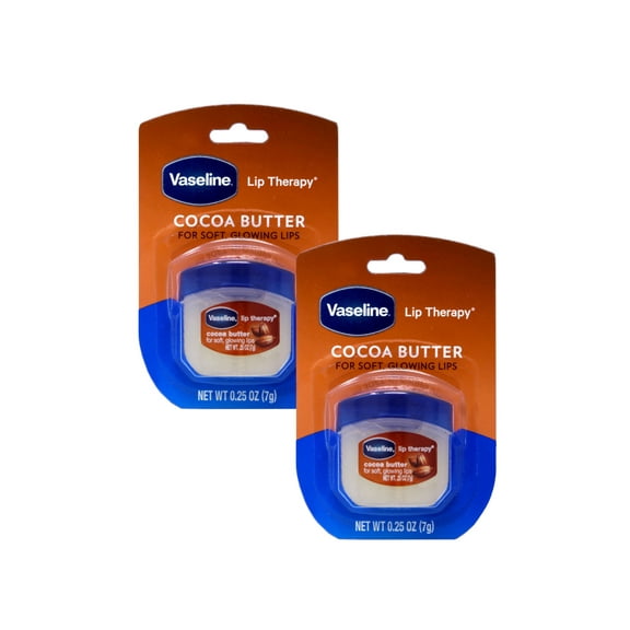 Vaseline Lip Therapy Cocoa Butter.25 oz (Pack of 2)