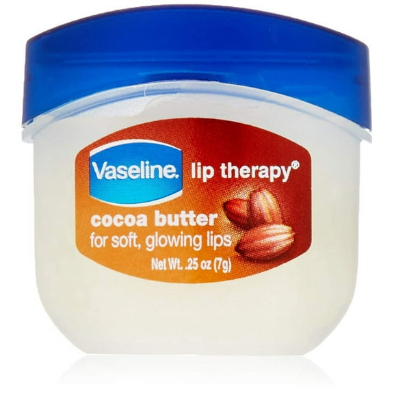 Vaseline Lip Therapy Cocoa Butter, .25 oz (Pack of 6)