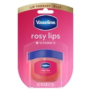 Vaseline Lip Therapy For Dry, Chapped Lips Rosy Lips Mini Moisturizing Tinted Lip Balm, 0.25 oz