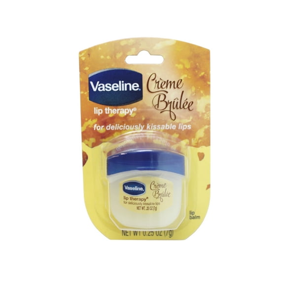 Vaseline Lip Therapy Lip Balm, Creme Brulee 0.25 oz