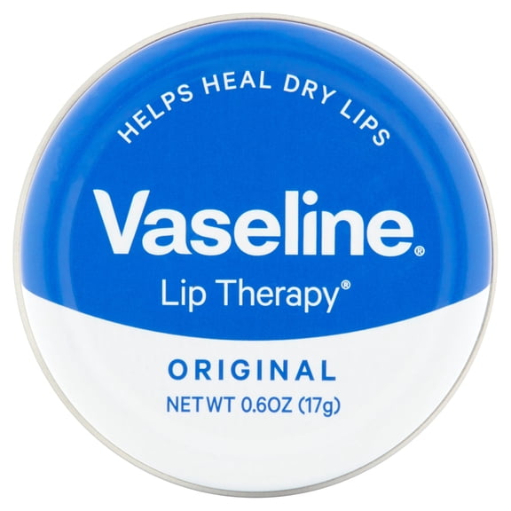 Vaseline Lip Therapy Lip Balm Tin Original 0.6 oz