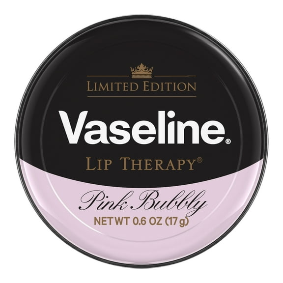 Vaseline Lip Therapy Lip Balm Tin Pink Bubbly 0.6 oz