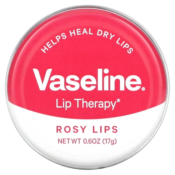 Vaseline Lip Therapy, Rosy Lips, 0.6 oz (17 g)