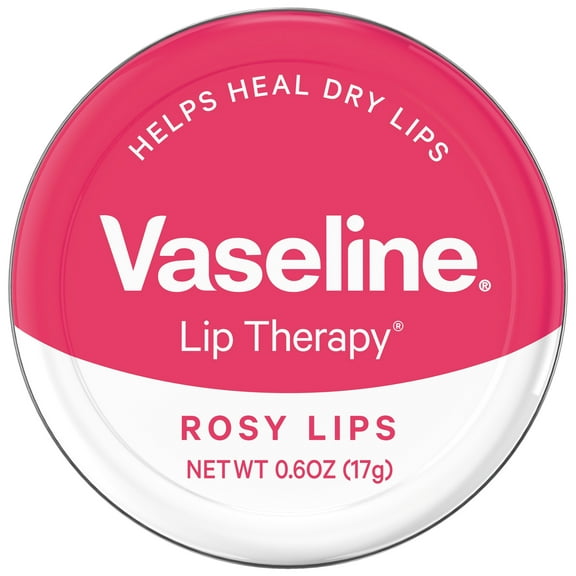 Vaseline Lip Therapy Lip Balm Tin Rosy Lips 0.6 oz