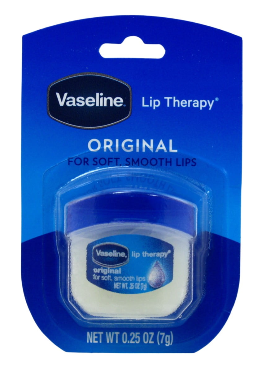 Vaseline Lip Therapy Original 0.25 Ounce Jar (Pack of 8)