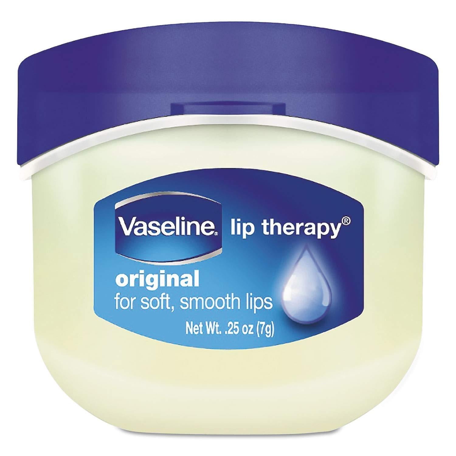 Vaseline Lip Therapy Original, 0.25 Oz., Pack of 24