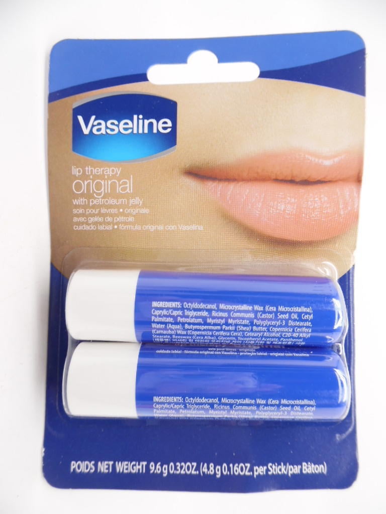 sav Alternativ ligegyldighed Vaseline Lip Therapy Stick, Original with Petroleum Jelly, 0.32 oz. (Twin  Pack) - Walmart.com
