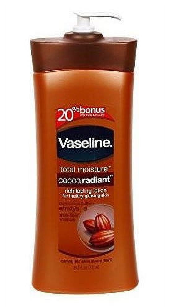 Vaseline Lotion Total Moisture, Cocoa Radiant. 24.5 Fl Oz