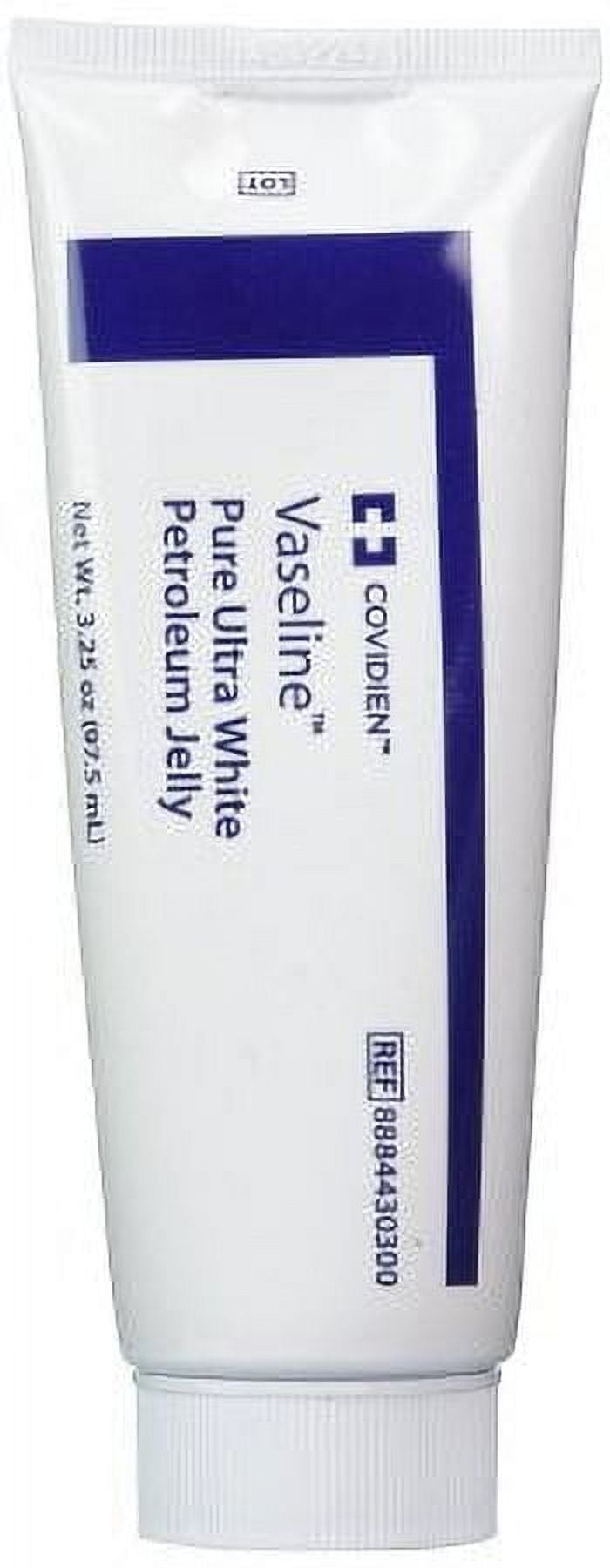 Vaseline Pure Ultra White Petroleum Jelly, Non-Sterile, Soothing, 3.25 oz  Squeezable Tube - Walmart.com