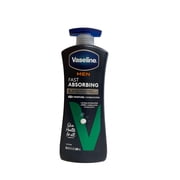 Vaseline Men Body & Face Lotion, Fast Absorbing 20.3 oz Pack of 2