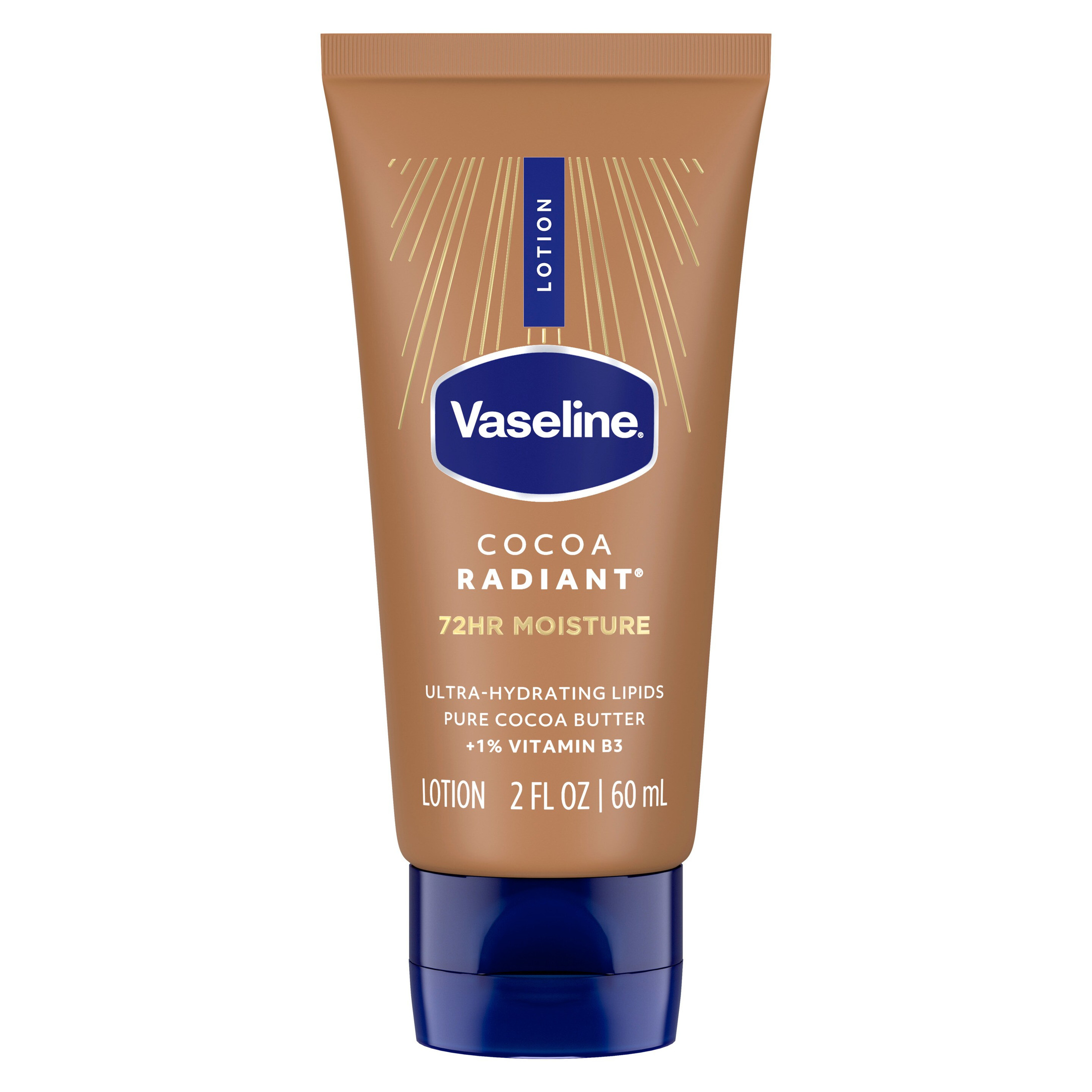 Vaseline Moisturizing Body Lotion For Dry Skin Cocoa Radiant With Ultra Hydrating Lipids Pure Cocoa Butter 2 Oz: Before You Add to Cart