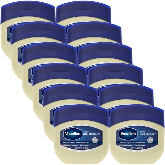 Vaseline Original Healing Jelly, 1.75 Oz., Pack of 12