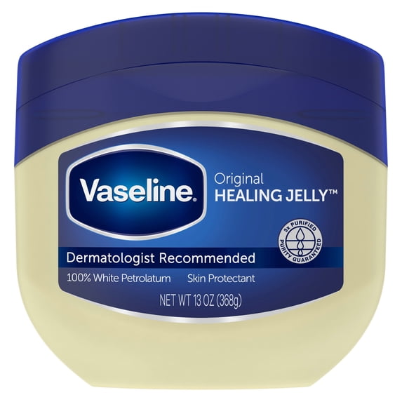 Vaseline Petroleum Jelly Skin Care For Dry Skin and Eczema Relief Original 100% Pure Petroleum Jelly, 13 oz