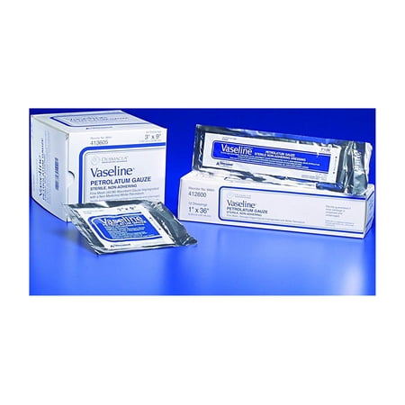 Vaseline Petrolatum Gauze Box of 50/3" x 9"
