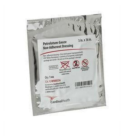 Vaseline Sterile Non-adherent Petrolatum Gauze Strip, 3" X 36" Each (1 Each)