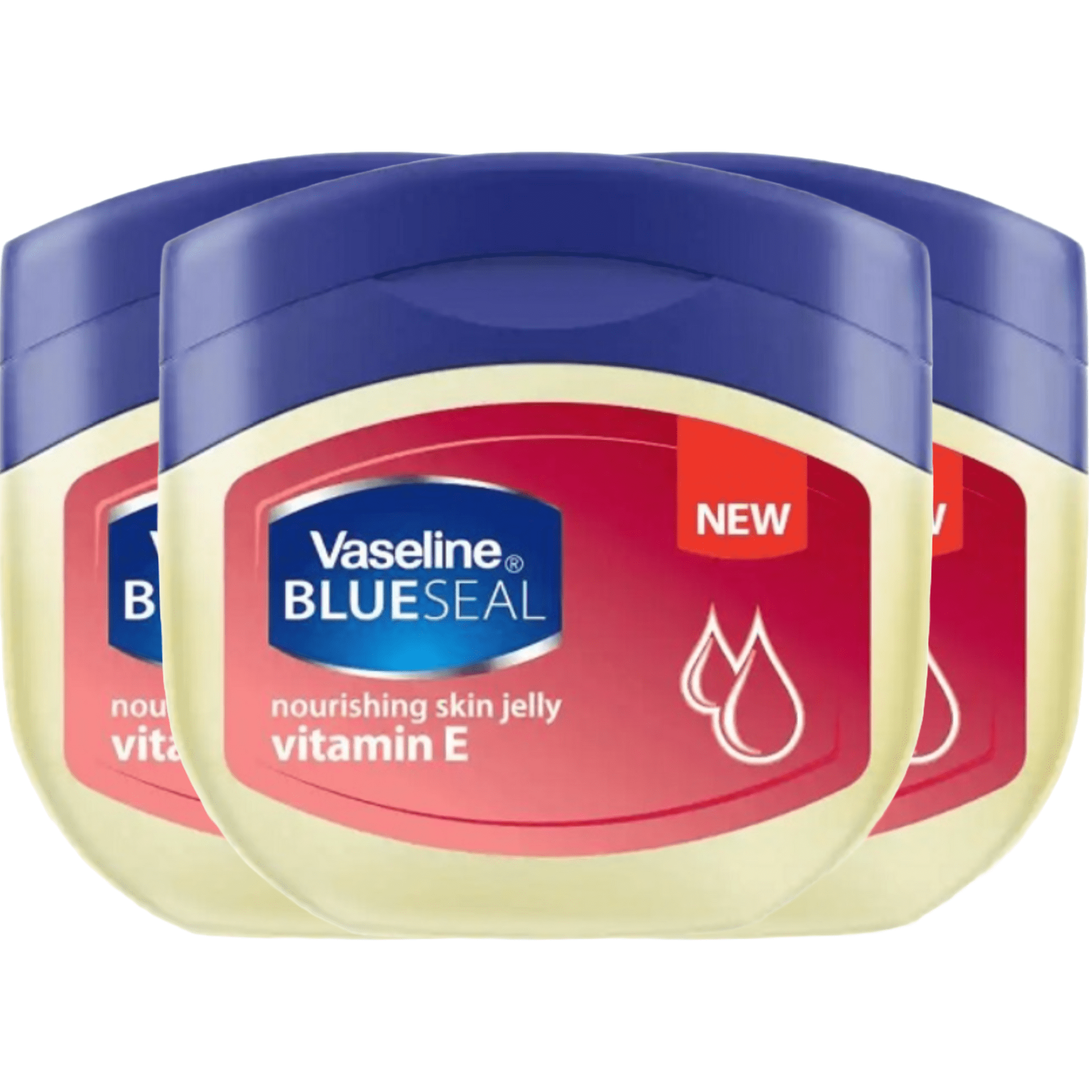 Vaseline Petroleum Jelly Vitamin E BlueSeal , 3.4 Ounce 100 ML Helps