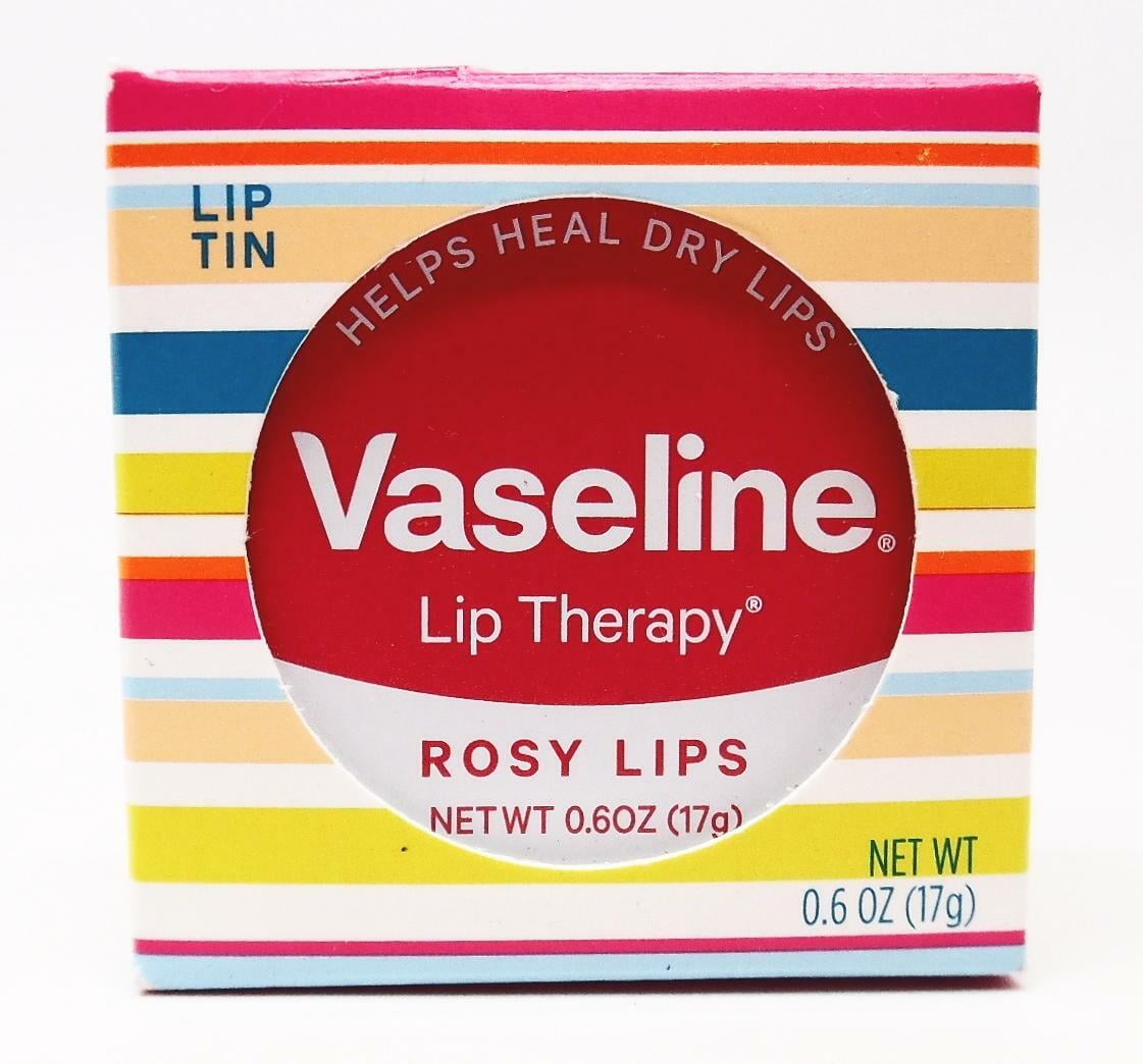 Vaseline Rose Lip Balms and Treatments Rosy Lips .6 Oz