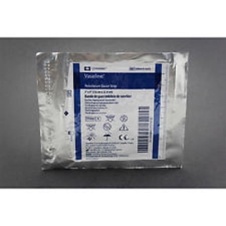 Vaseline Sterile Non-Adherent Petrolatum Gauze Strip 3'' x 18'', 1 Strip