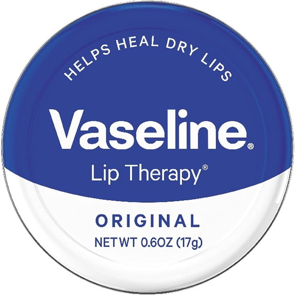 Vaseline Therapy Lip Balm Tin - Original - 0.6 Ounce (Pack of 4)
