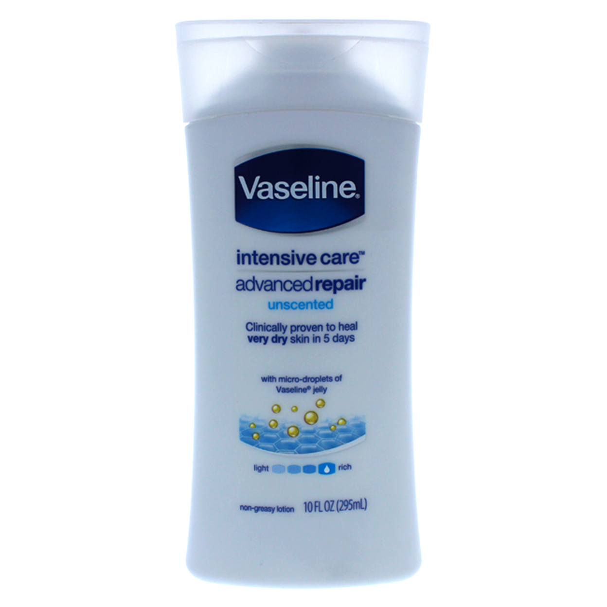 Vaseline hand and body lotion Advanced Repair Unscented 10 oz - image 1 of 3