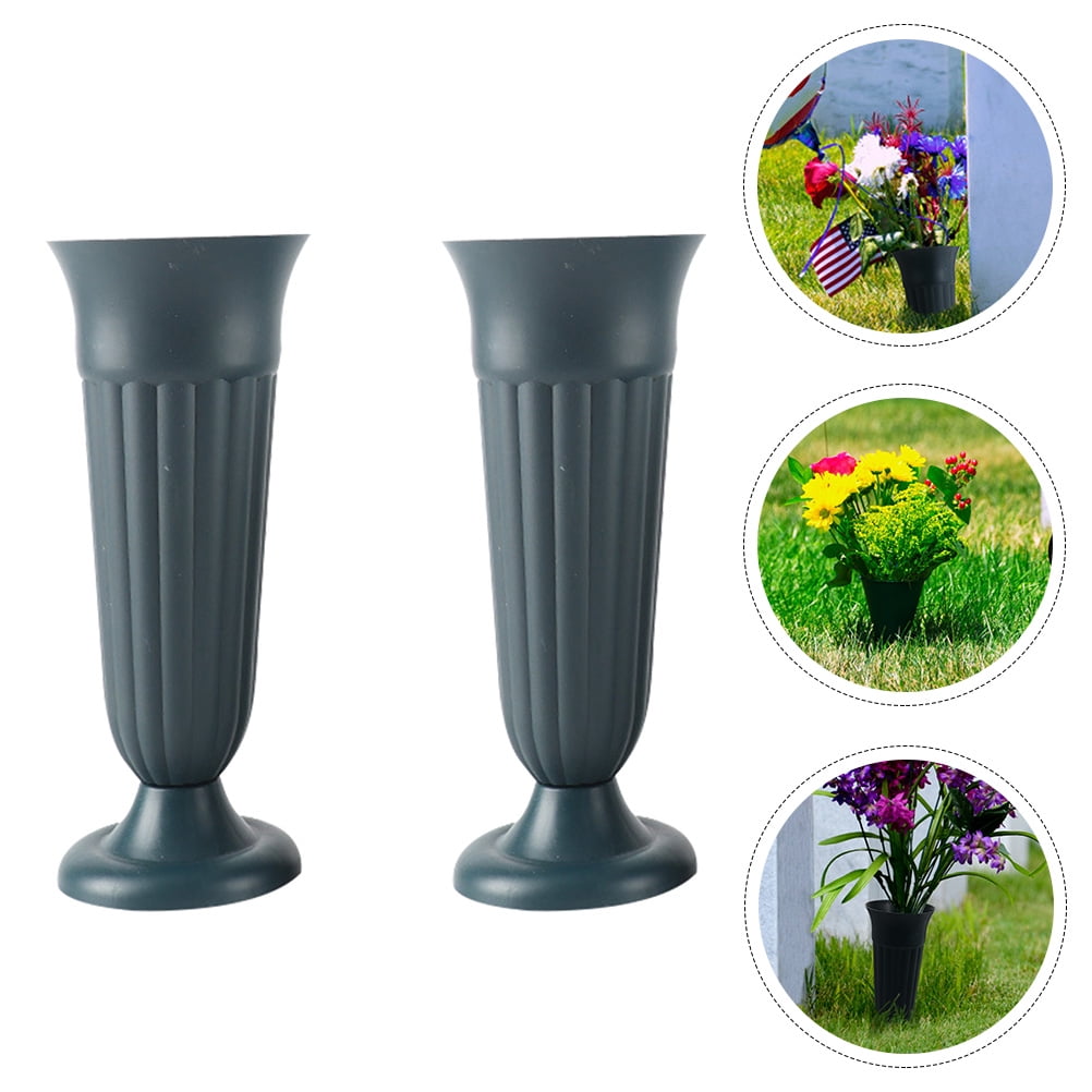 Vases Cemetery Flower Grave Memorial Vase Holders Spike Gravesiteholder