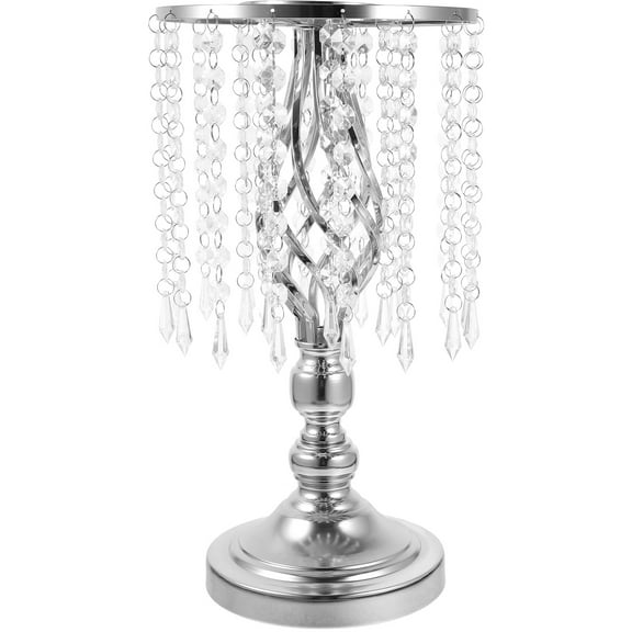 FOLOYORI Decorative Metal Vase Silver Tall Cylinder for Weddings Home Decor 1 Set 15.7x7.9x7.9in