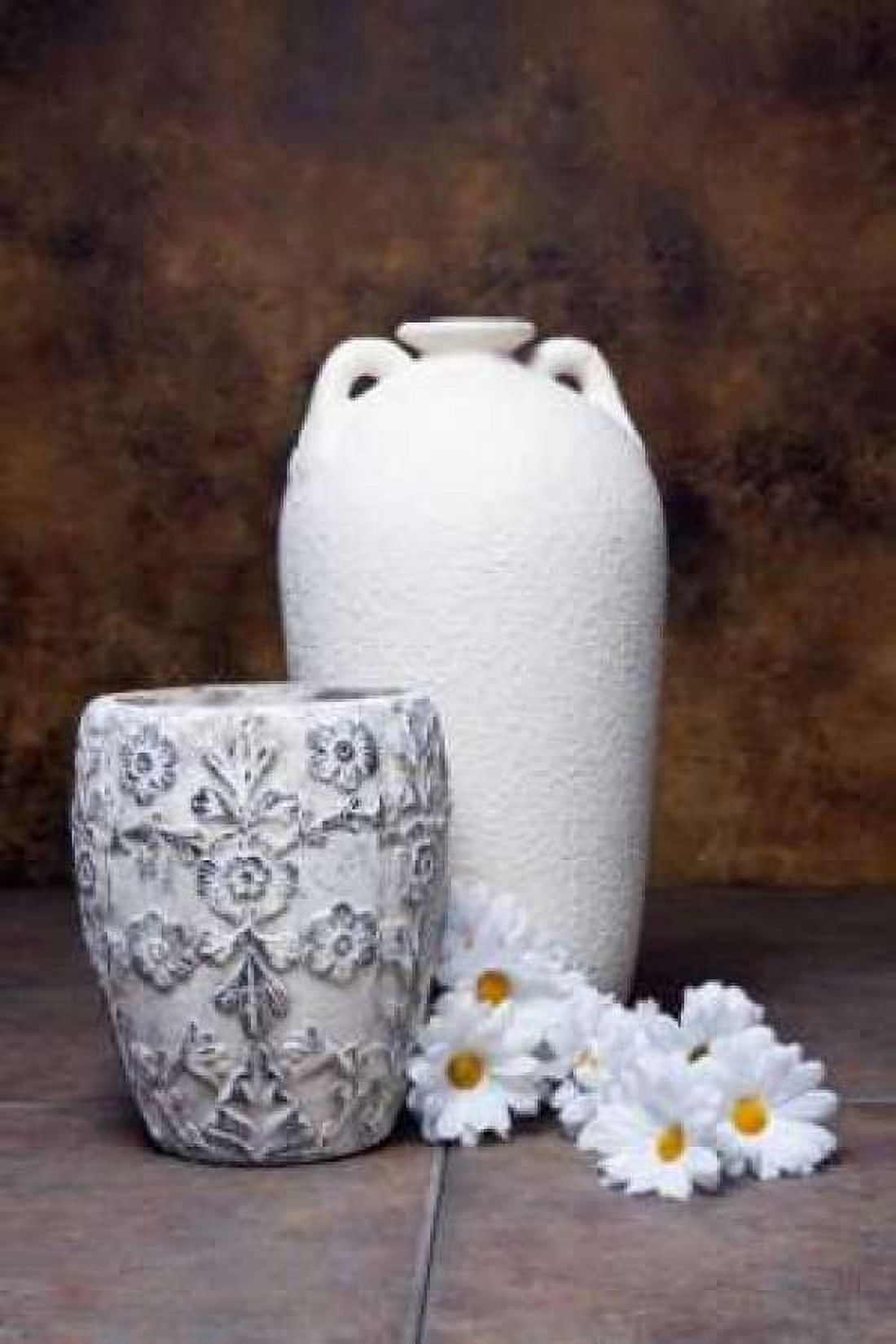 Vases with Daisies I Canvas Art - C Thomas McNemar (24 x 36)