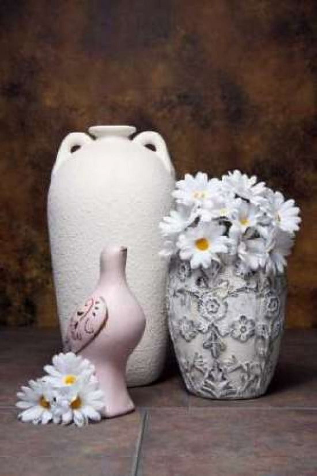 Vases with Daisies II Canvas Art - C Thomas McNemar (24 x 36)