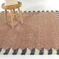 thumbnail image 1 of Vasile Border Shag Area Rug, 1 of 5
