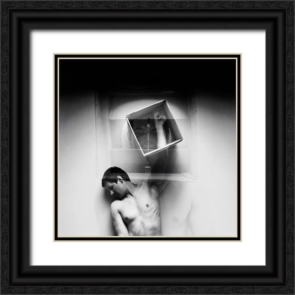 Vasiliev-Apostol, Yaroslav 12x12 Black Ornate Wood Framed with Double Matting Museum Art Print Titled - Untitled