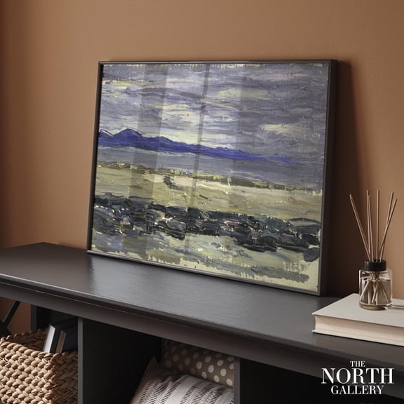 Vasily Kandinsky Tunis Coastal Landscape Ii Poster - North African Seascape, Abstract Nature Art, Expressionist, Vintage Decor UNFRAMED Poster, Wall Art for Decor, Present, 24x36