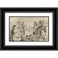 thumbnail image 1 of Vasily Perov 2x Matted 24x20 Black Ornate Framed Art Print 'Drowned', 1 of 2