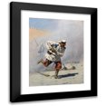 thumbnail image 1 of Vasily Vereshchagin 12x14 Black Modern Framed Museum Art Print Titled - Mortally Wounded (1873), 1 of 5