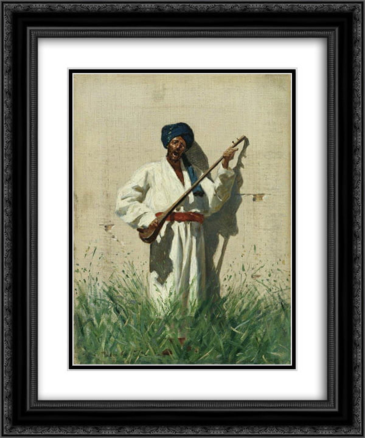Vasily Vereshchagin 2x Matted 20x24 Black Ornate Framed Art Print