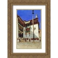 thumbnail image 1 of Vasily Vereshchagin 2x Matted 20x24 Gold Ornate Framed Art Print 'Indian motif', 1 of 2