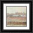 thumbnail image 1 of Vasily Vereshchagin 2x Matted 22x20 Black Ornate Framed Art Print 'Moscow Kremlin in winter', 1 of 2