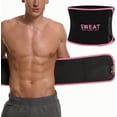 thumbnail image 1 of Vaslanda 10" Waist Trimmer Belt for Men & Women Adjustable Sweat Band Waist Trainer Breathable Mesh for Training & Workouts, 1 of 5