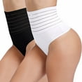 thumbnail image 1 of Vaslanda 2-pack Thong Shapewear Tummy Control Panties Body Shaper for Women Butt Lifter Waist Trainer Seamless Slimmer Panty, 1 of 6